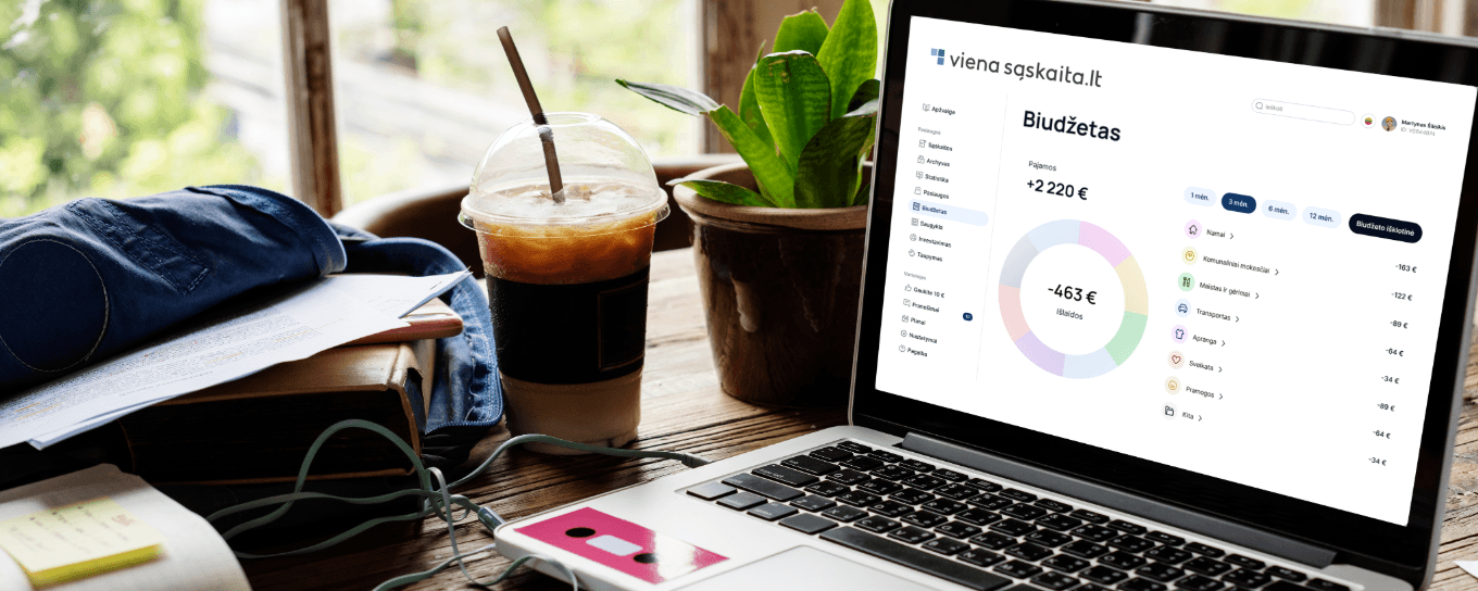 Naujas biudzeto stebejimo irankis