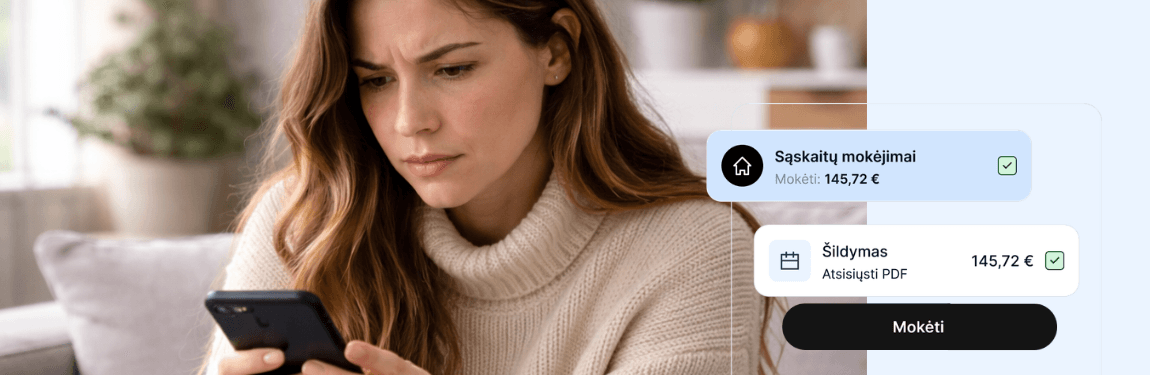 Šildymo sezono išlaidos